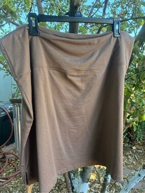 WoolX Monroe Classic taupe Women's A-Line Skirt size 1X